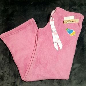 Pink Soft Fleece PJ Bottoms Size Med